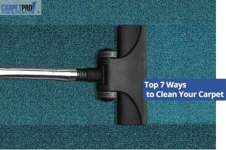 Ways to clean your carpet