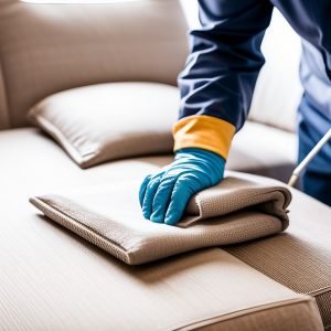 How do I remove mould from upholstery?